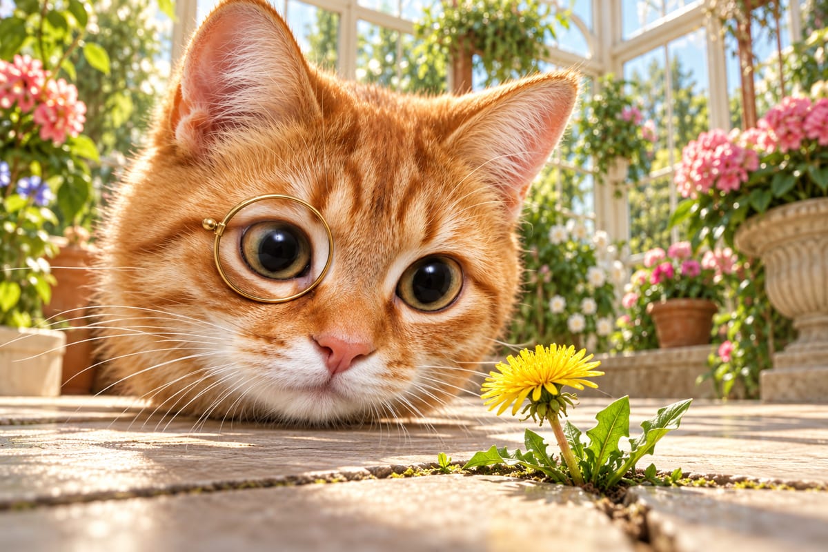 Wide-eyed HiSociety faces the viewer against a plain white background, with a single thin gold monocle over his right eye.